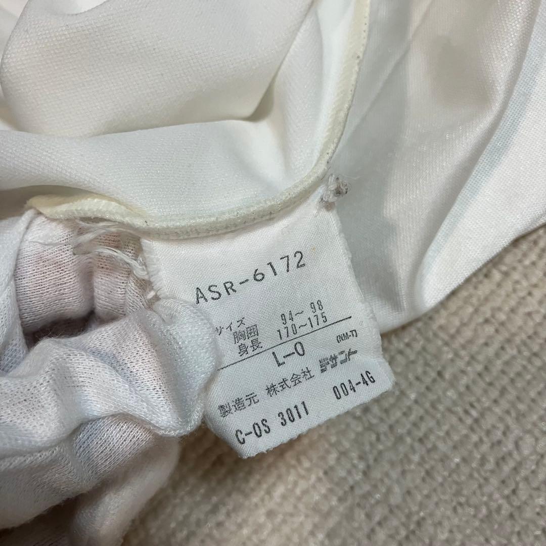 【L】old adidas長袖シャツ　トレフォイルロゴ　トリコロール　マリノス