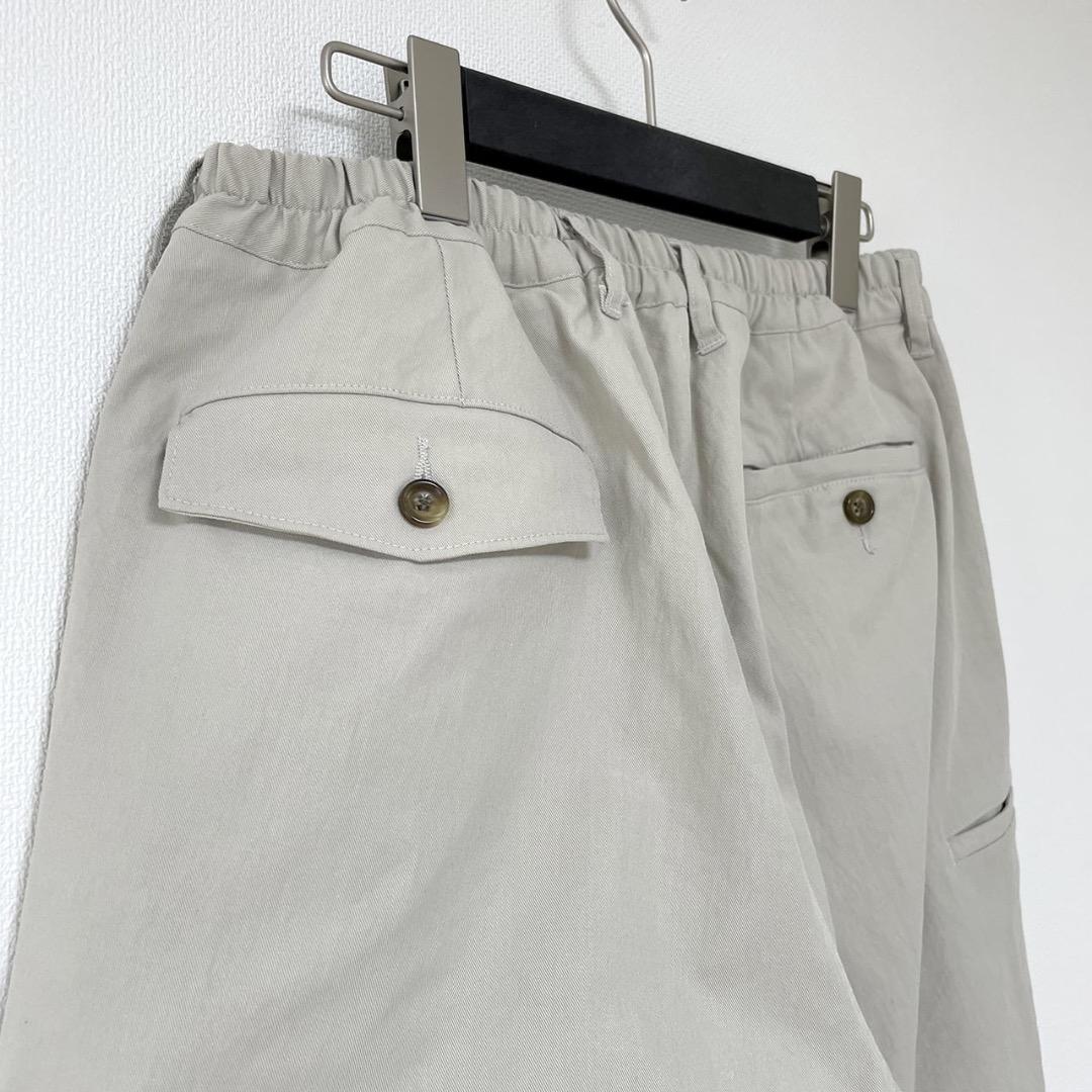 メンズウェア 8G SHOOT ONE TUCK STRETCH PANTS -IVORY-