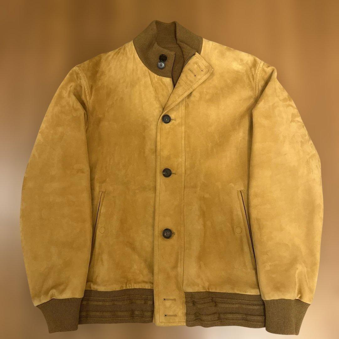 Brioni ブリオーニ レザージャケット ベージュ スウェード ブルゾン