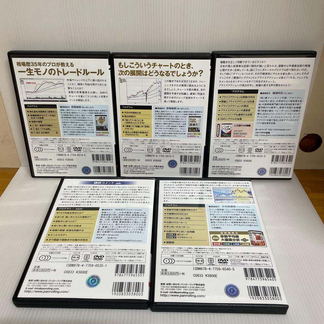 パンローリング株式会社／株式 FX 仮想通貨 投資セミナーDVD 20枚セット