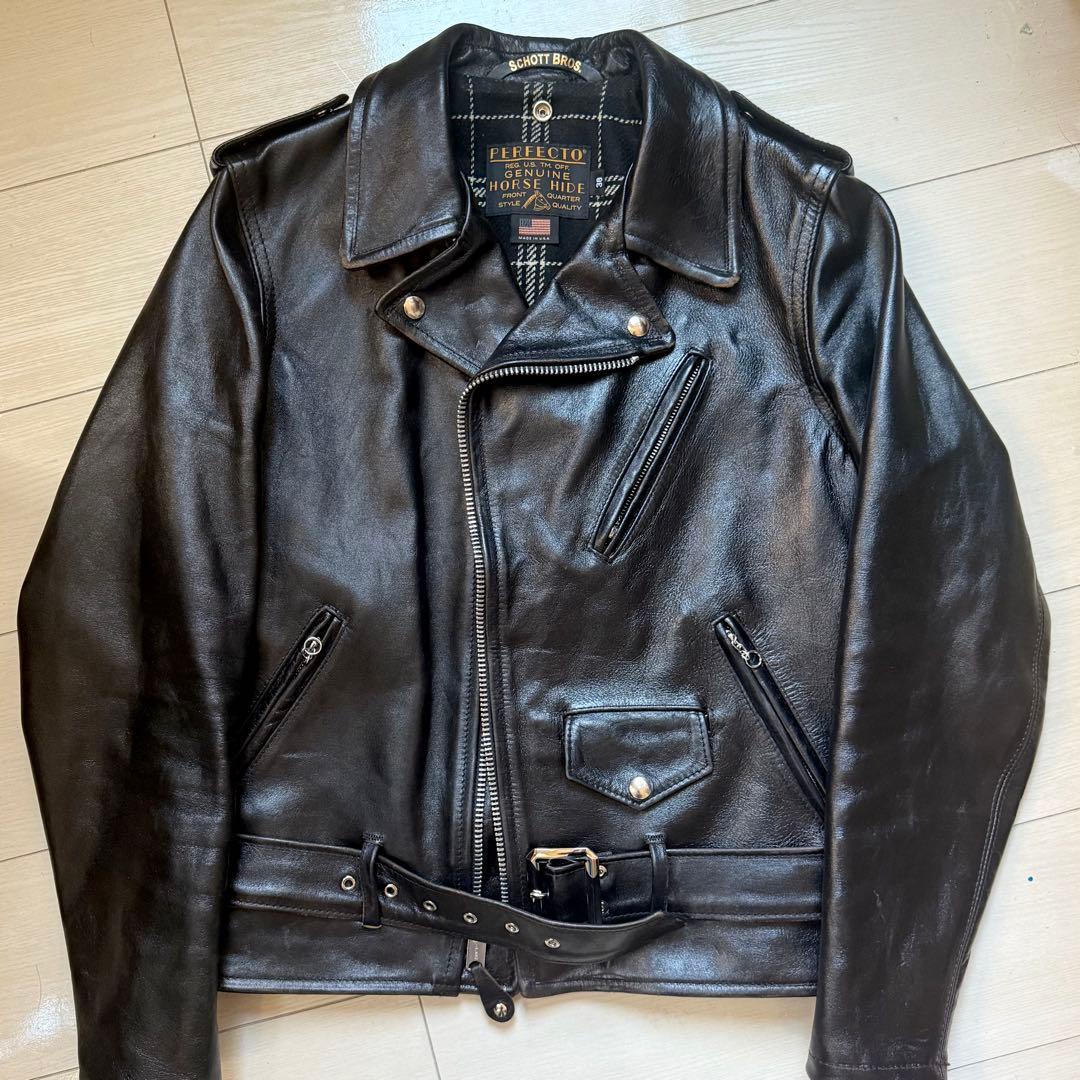 【美品】schoot 668US スペシャルフォースハイド ワンスターサイズ38