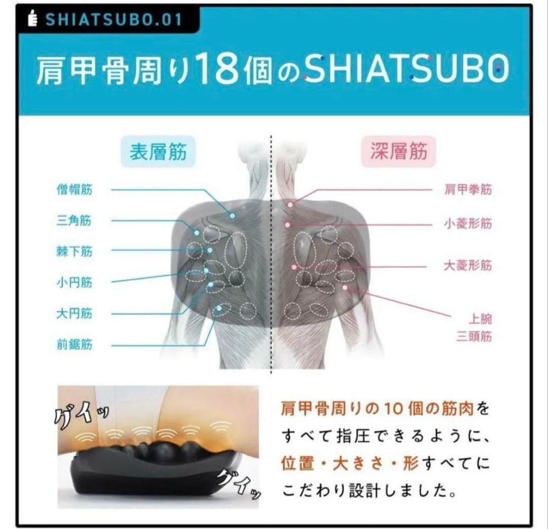 【美品】RAKUNA ラクナ 肩甲骨はがしピロー　健康グッズ