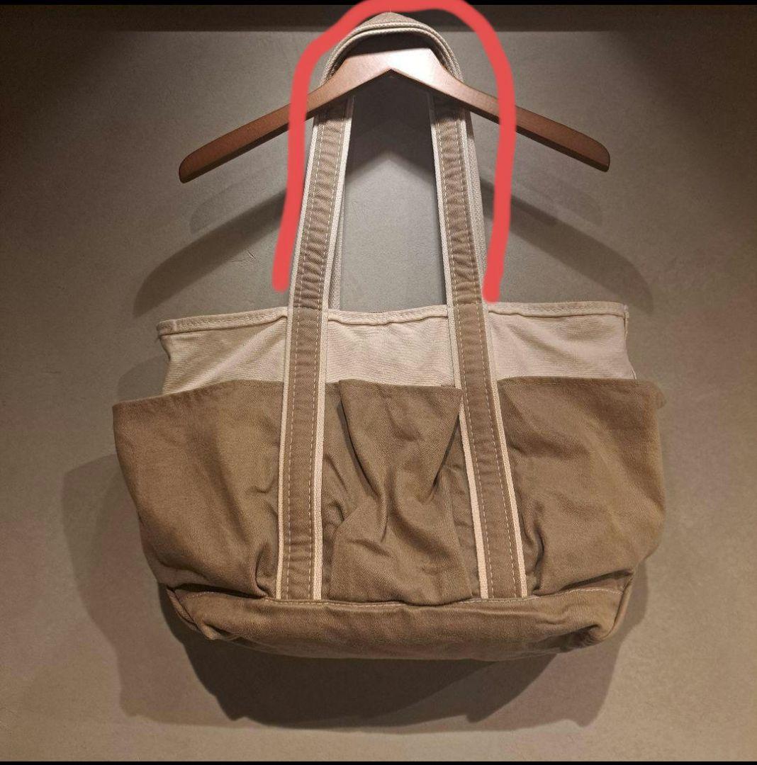 90s L.L.Bean トートバック　ガーデントート ブラウンデニム