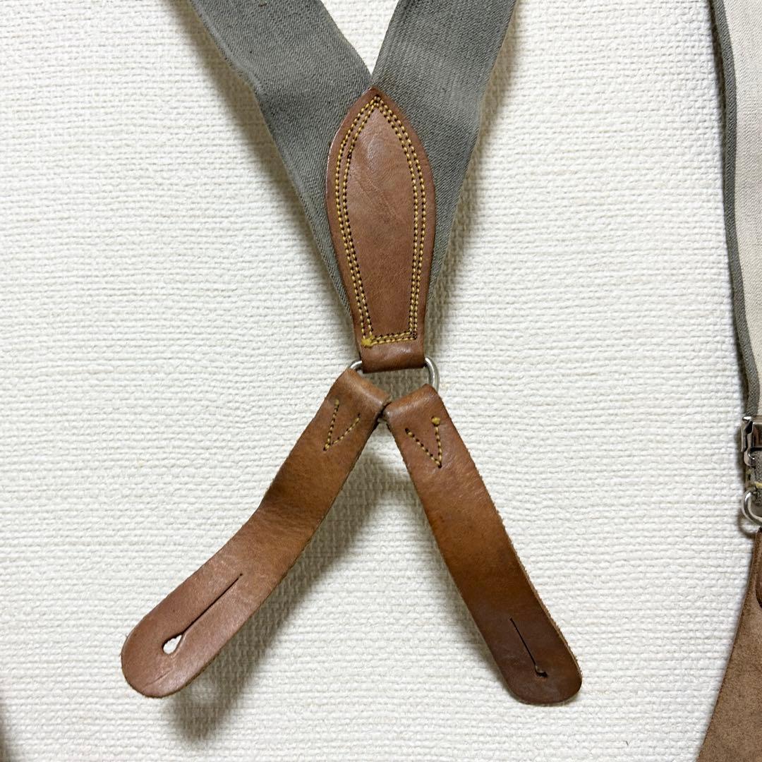 【美品・実物】1949年イギリス空軍 RAF ロイヤルエアフォースサスペンダー