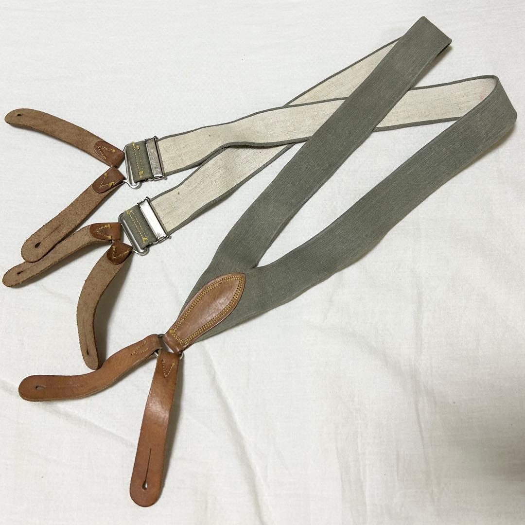 【美品・実物】1949年イギリス空軍 RAF ロイヤルエアフォースサスペンダー