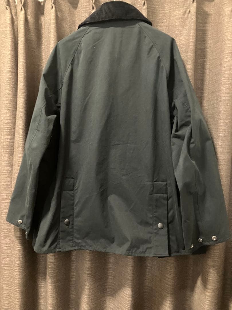 Barbour オーバーサイズピーチドビデイルカジュアルジャケット BLACK
