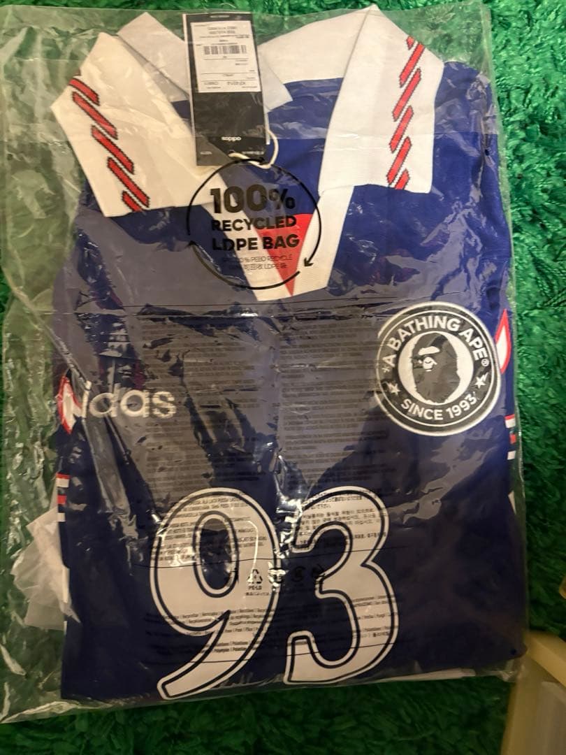 adidas BAPE 93 シャツ 日本代表 サッカー 97 炎