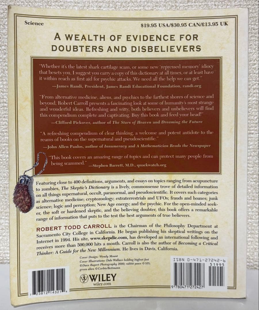 洋書　The Skeptic's Dictionary