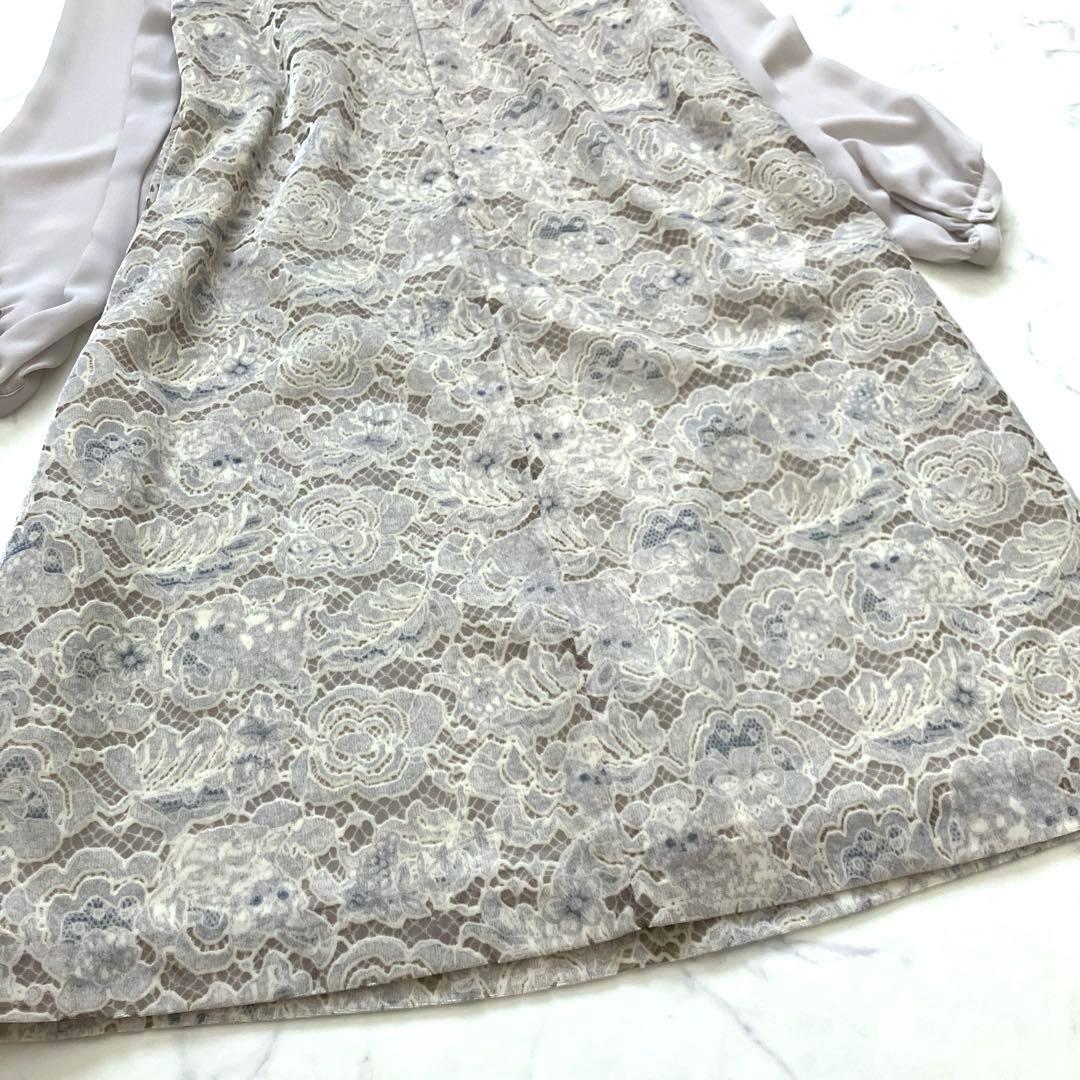 美品✨希少　フランシュリッペ　ねこのかくれんぼスタンドワンピース　レース　日本製