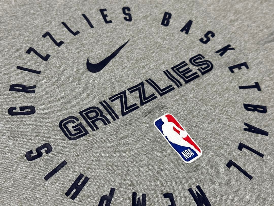 ナイキグリズリーズNBA25シーズン選手支給品プラクティスノースリーブMサイズ