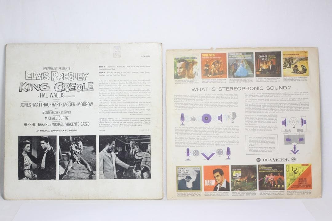米LP Elvis Presley King Creole US盤 Mono