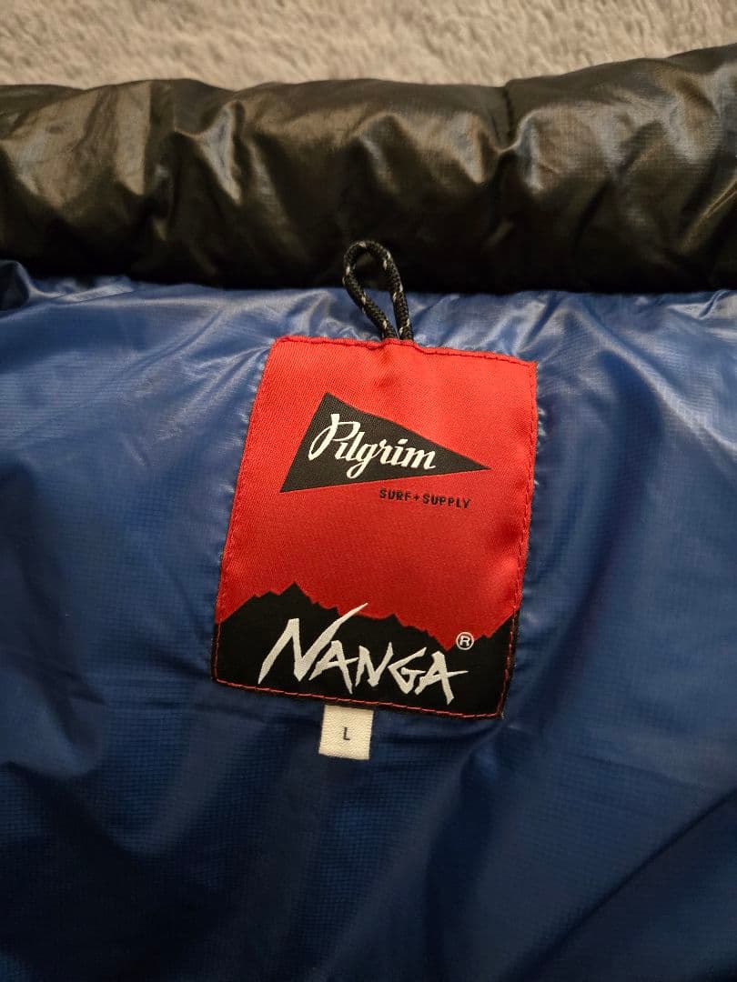 美品 NANGA ナンガ Pilgrim 別注 ダウンベスト L ブラック 完売