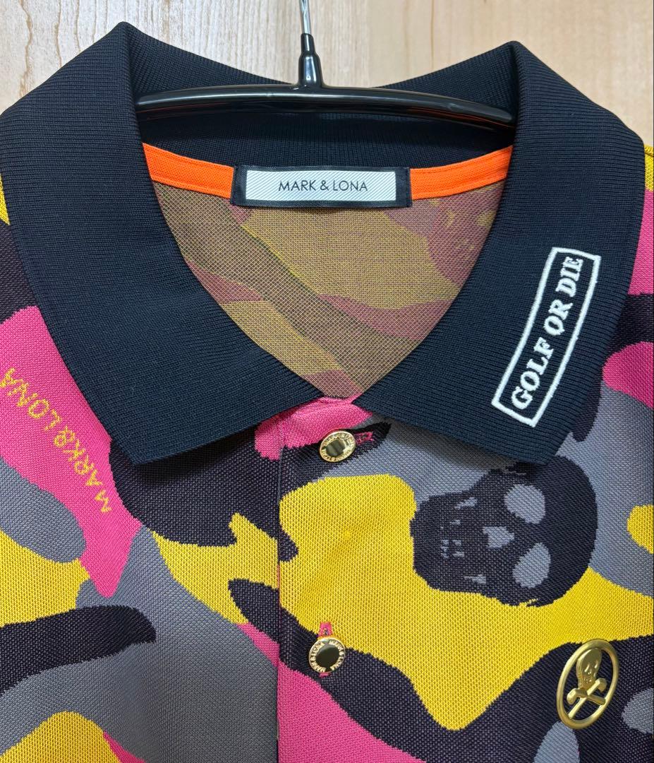 新品タグ付き　MARK & LONA カモフラージュポロシャツ メンズ48