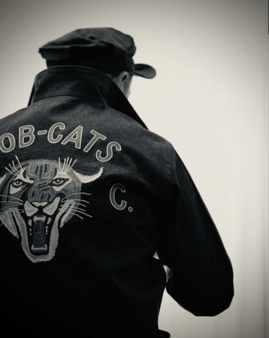 グルービン ハイ BOB CAT M.C. デニムキャットマン
