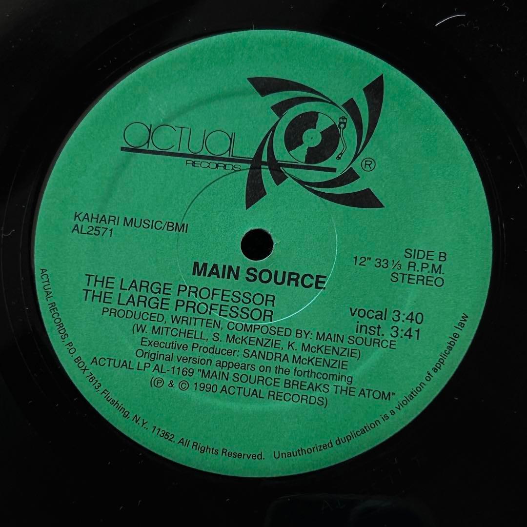 Main Source Large Professor レコード 12\" LP