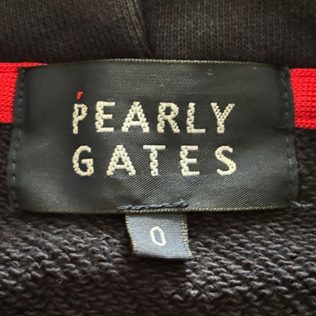 PEARLY GATES ジップパーカー ネイビー サイズ0 ゴルフウェア