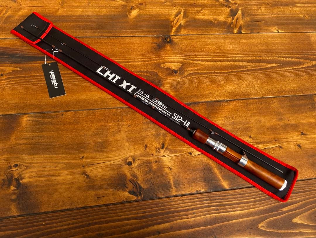 トラウトロッド　ベイトロッド　黄金樟木　源流　ウッドグリップ　カーボンロッド