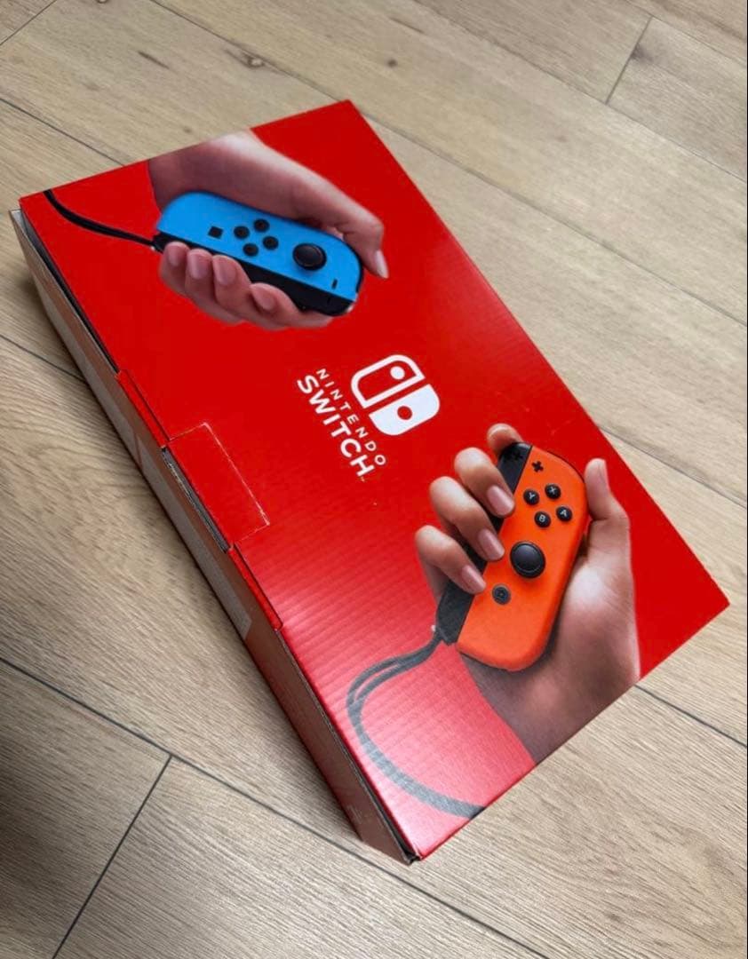 Nintendo Switch 本体 青/オレンジ Joy-Con ケース付き
