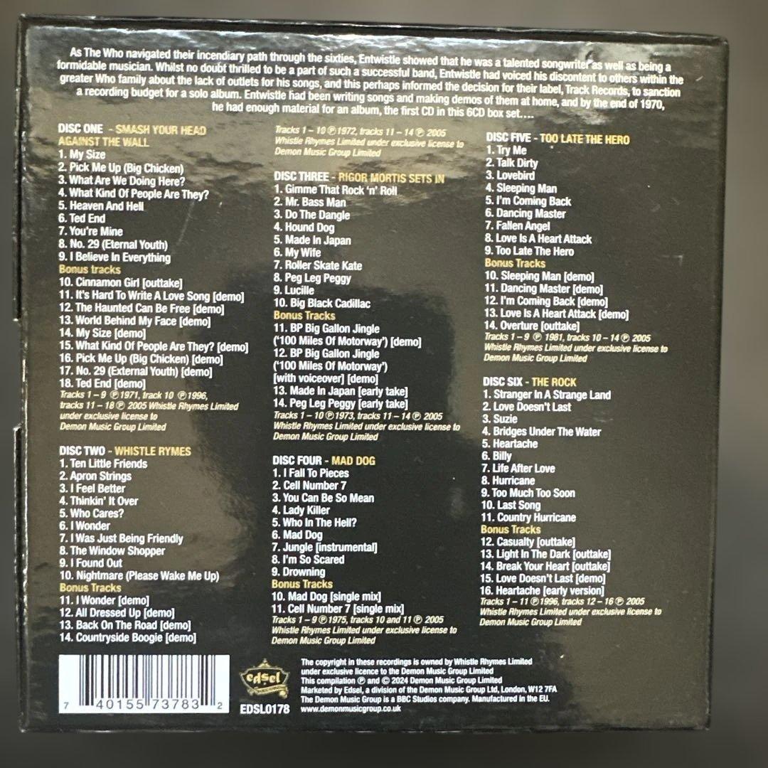 洋楽 John Entwistle The Ox Box Set