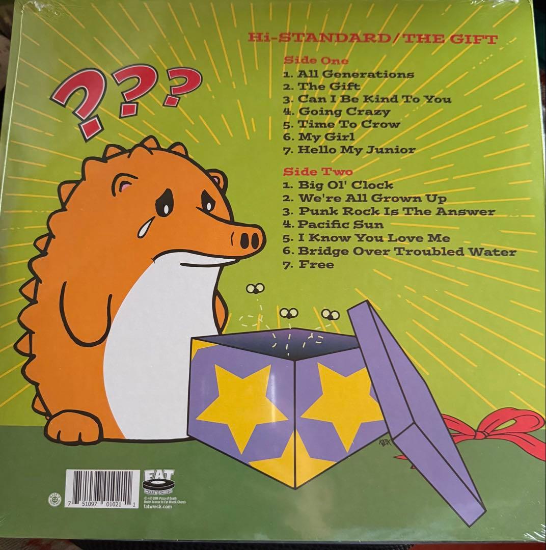 hi-standard LP レコード the gift アナログ ハイスタ
