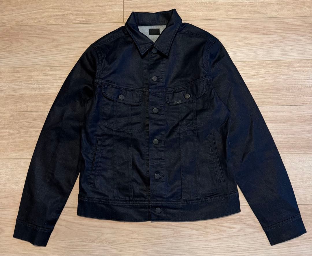 ジャケット・アウター archive Lee coating denim jacket black L