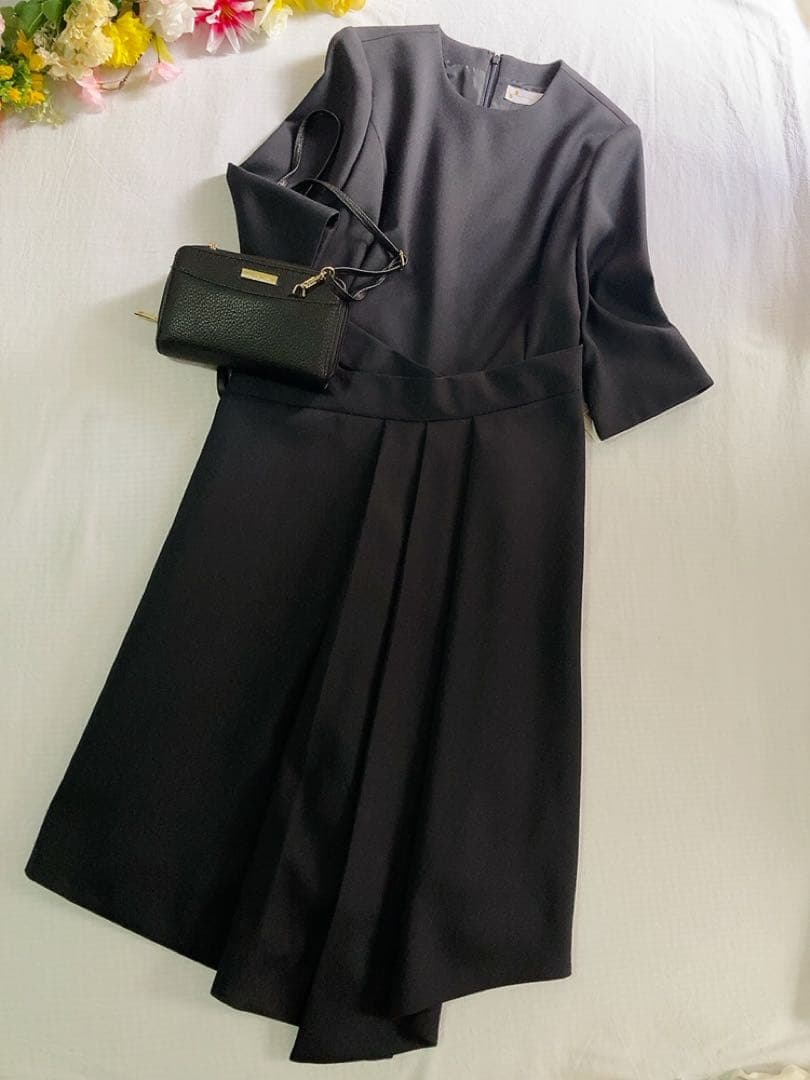 新品定価3万円 anni plusロングワンピース日本製 上品希少パティ結婚式