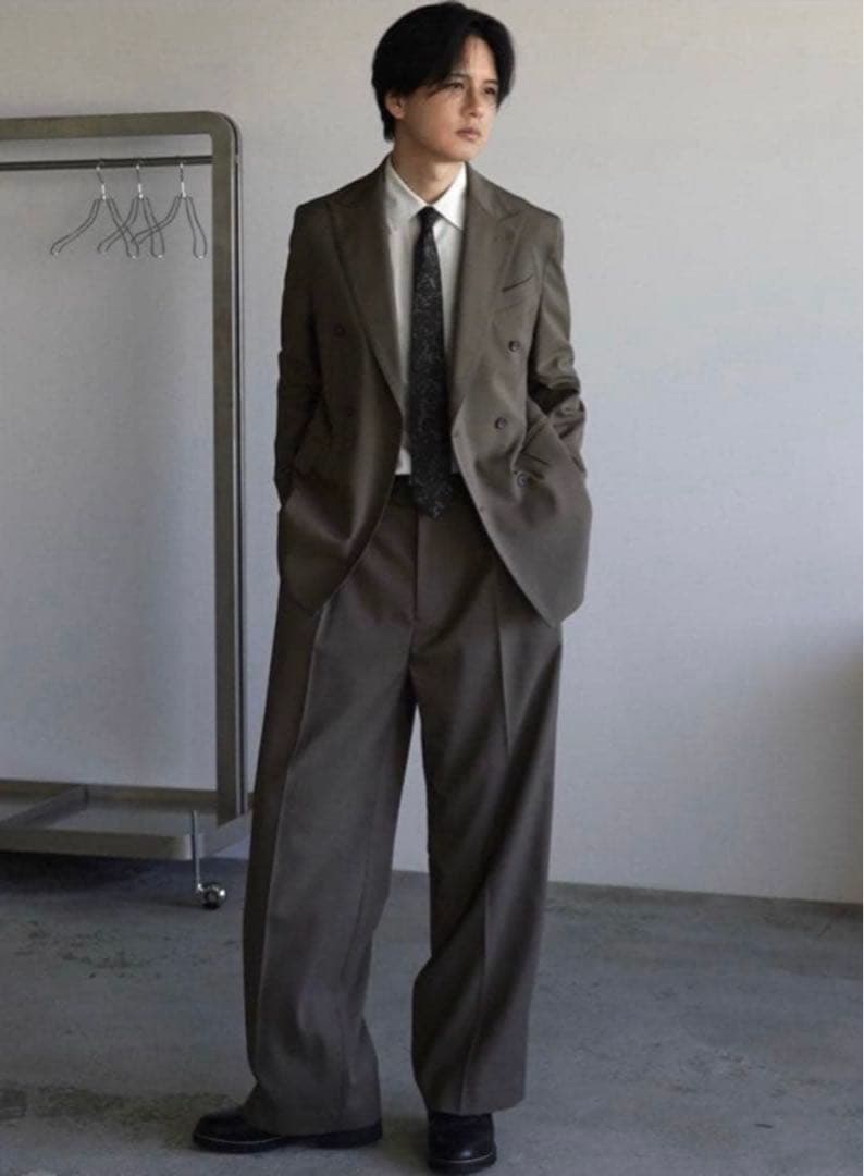 完売品　WYM L size HIGH TWIST PE DOUBLE SUIT