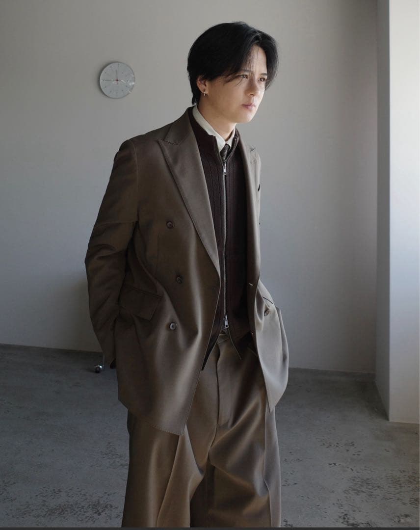 完売品　WYM L size HIGH TWIST PE DOUBLE SUIT