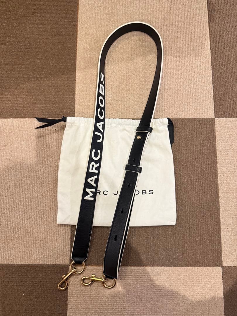 MARC JACOBS ストラップ ブラック ホワイト