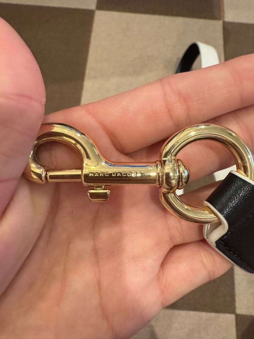 MARC JACOBS ストラップ ブラック ホワイト