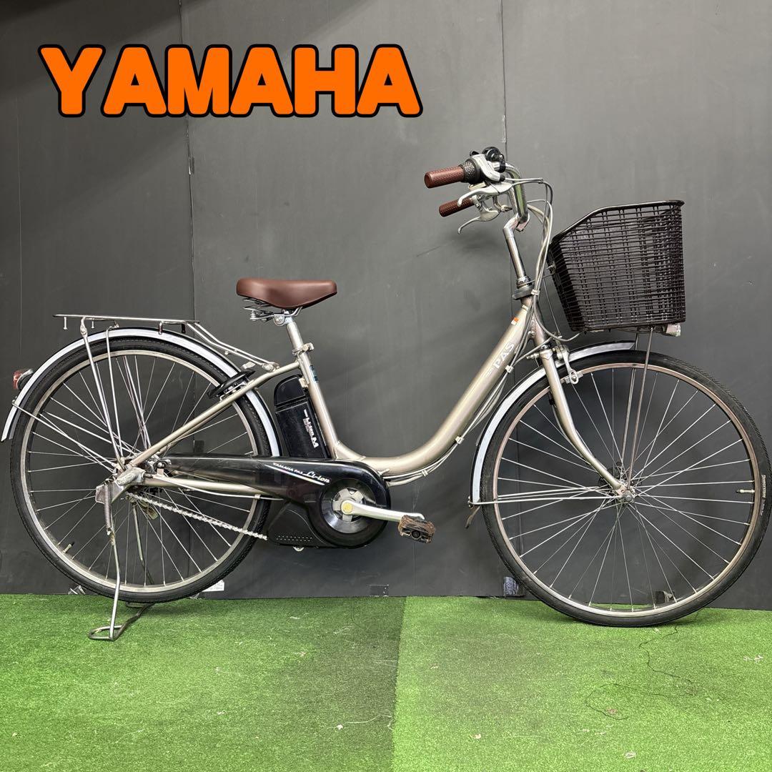 電動自転車 YAMAHA PAS Li-ion ゴールド　15★