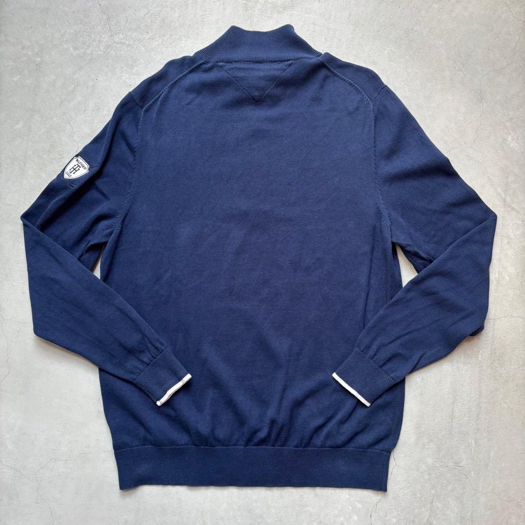   GOLF ワッペンハーフジップニットセーター XL
