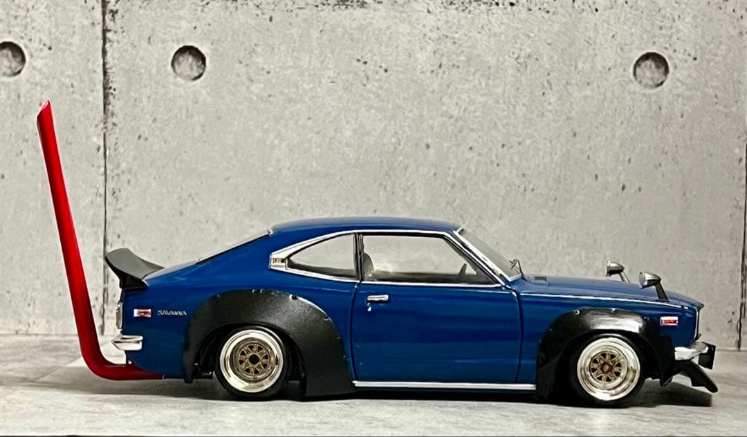 国産名車 1/24 マツダ RX-3 カスタム 街道レーサー 旧車 ミニカー