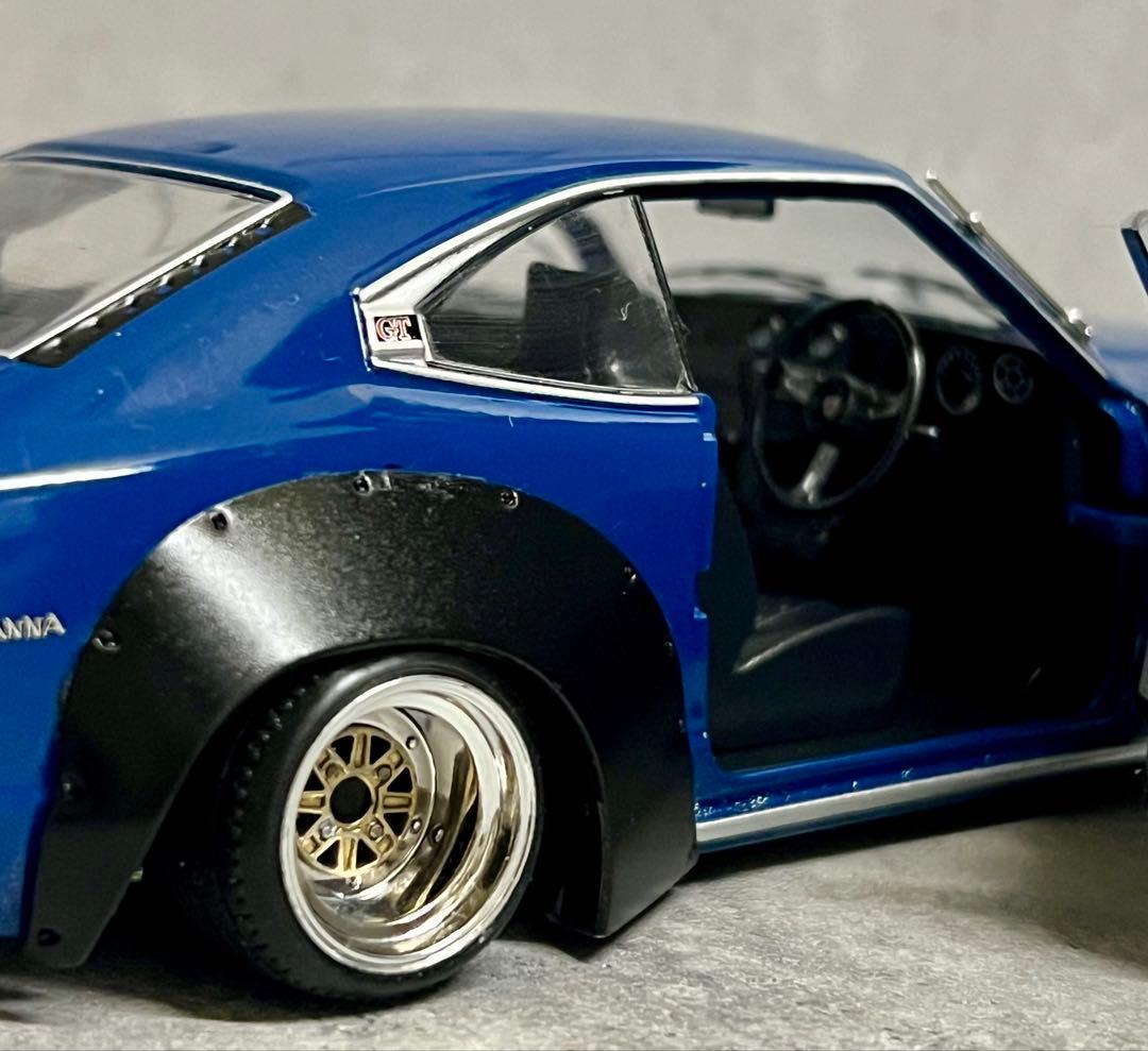 国産名車 1/24 マツダ RX-3 カスタム 街道レーサー 旧車 ミニカー