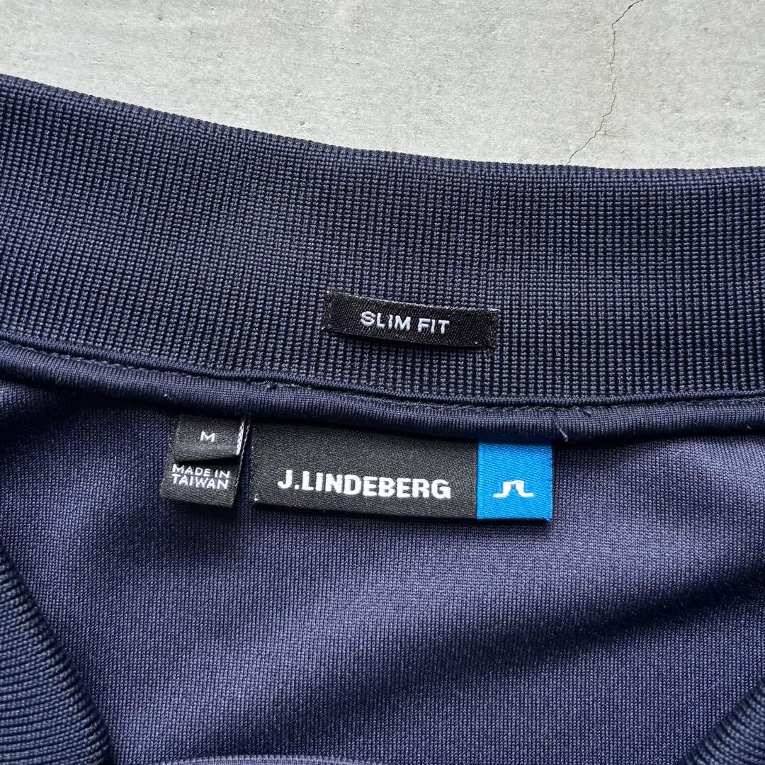 J.LINDEBERG ジェイリンドバーグ ポロシャツ ロゴ バックブリッジ M