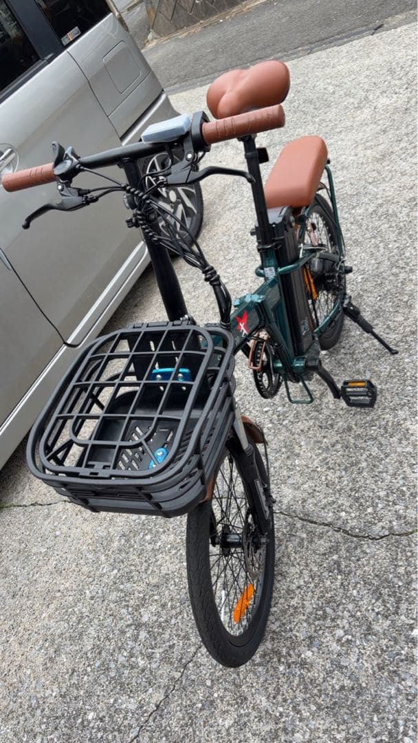 電動アシスト自転車 グリーン 引取限定