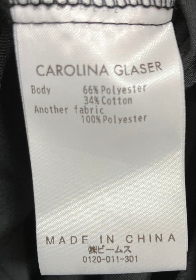 CAROLINA GLASER カロリナグレイサー　ワンピース黒　サイズFREE