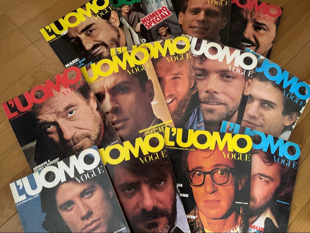 L'UOMO VOGUE ルオモヴォーグ（洋版ヴィンテージ）13冊セット②