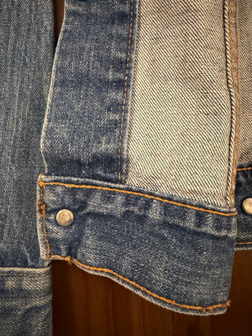 【激レア】Levis 70505 70s 横ケアタグ レインボーステッチ M-L