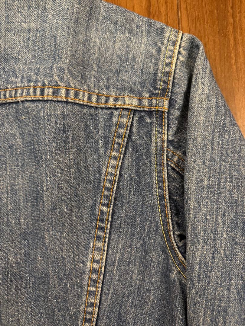 【激レア】Levis 70505 70s 横ケアタグ レインボーステッチ M-L
