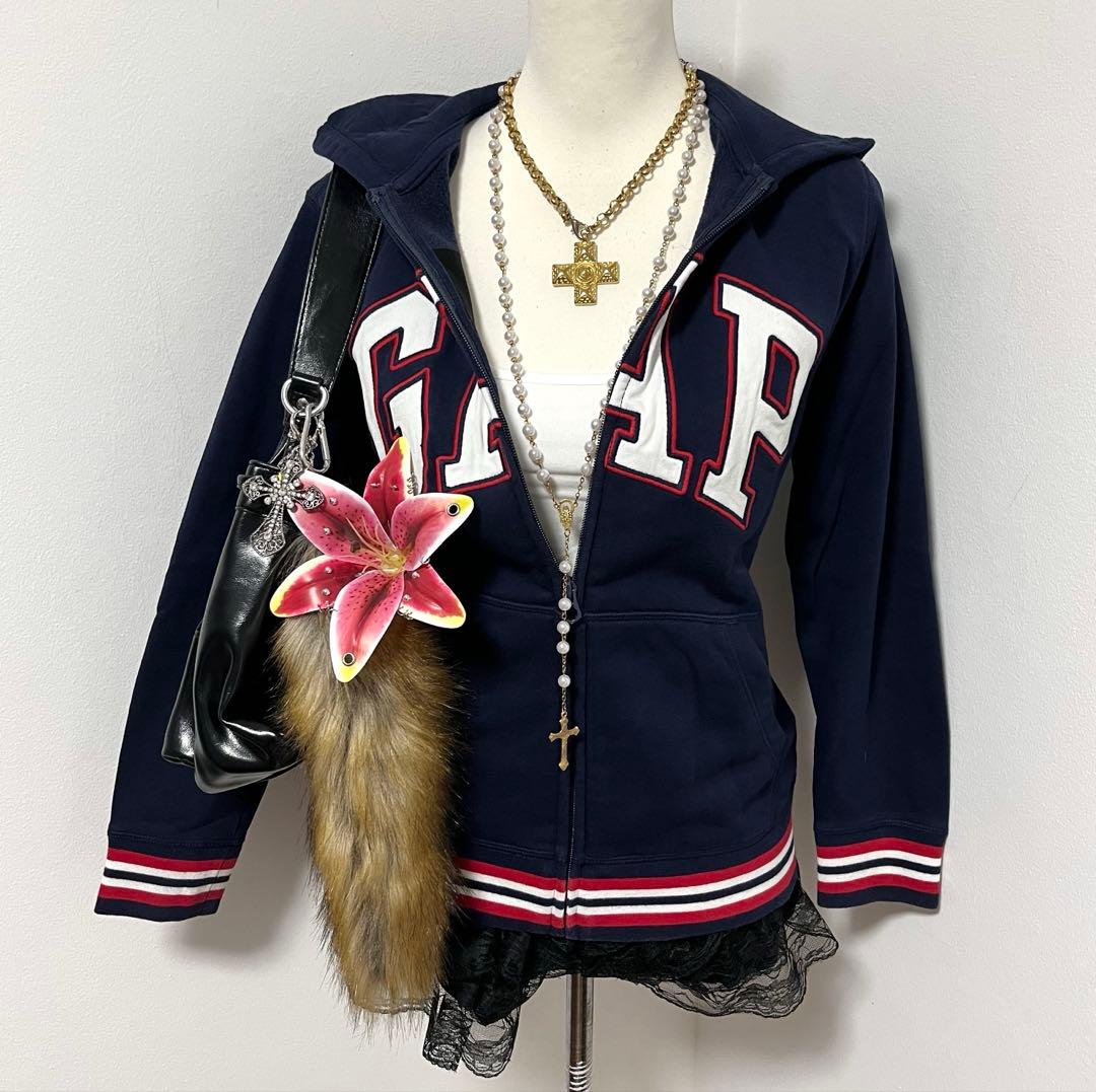 GAP ギャップ パーカー y2k 平成 ギャル グランジ マクブリング 短丈