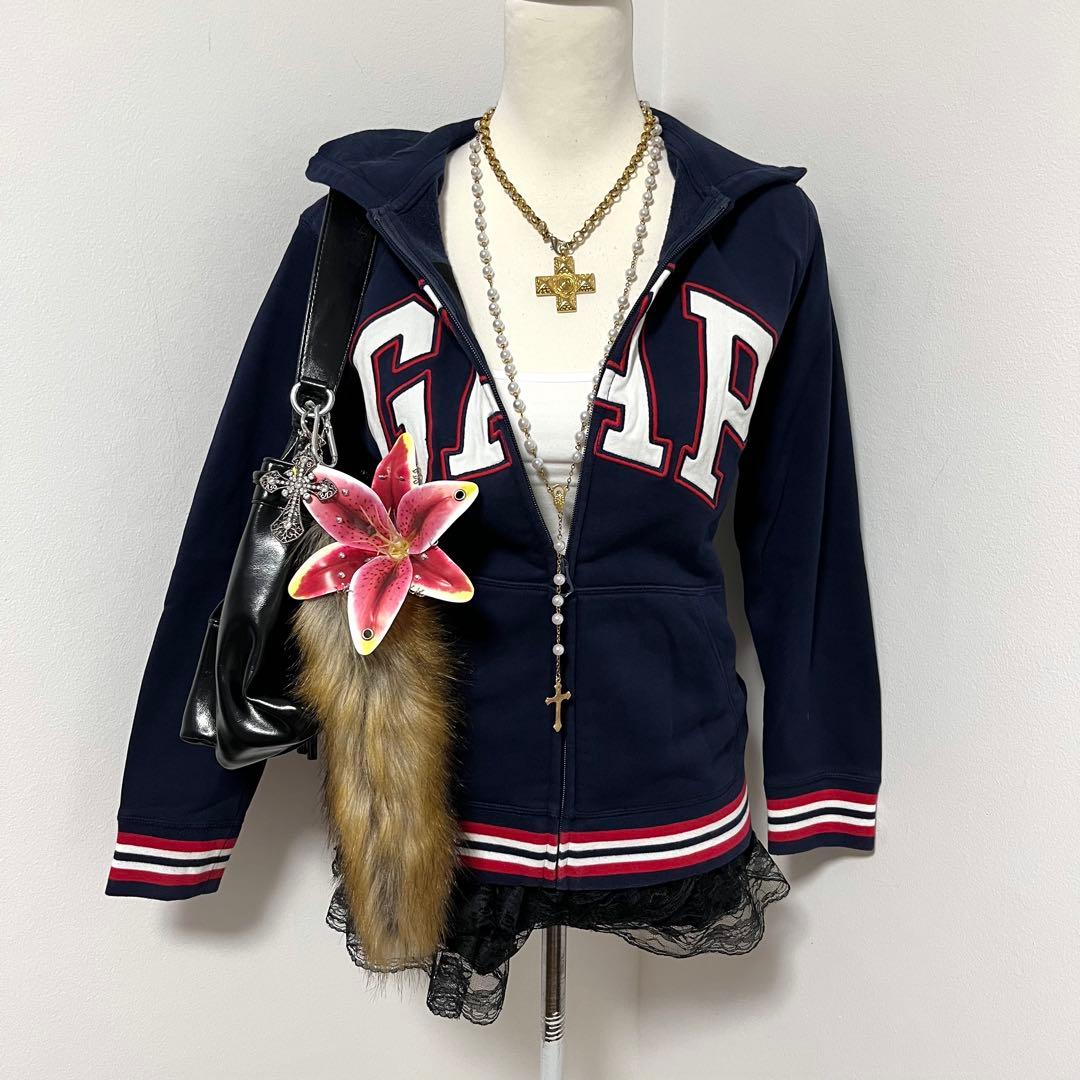 GAP ギャップ パーカー y2k 平成 ギャル グランジ マクブリング 短丈