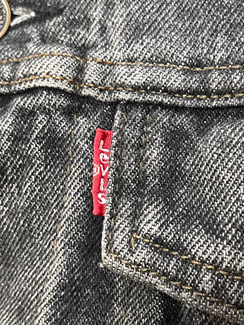 90's 先染め！LEVI'S 70503-0258 ブラックデニムジャケット