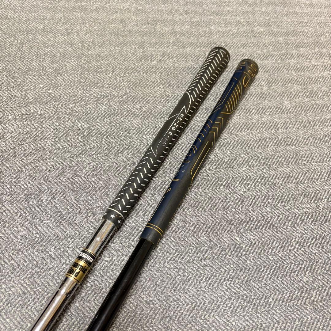旧ドライバー2本セットツルヤ CROSSHILL チタン ＆希少パーシモン 1W