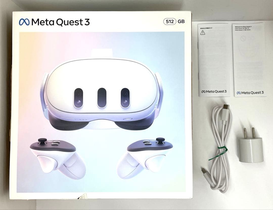  Quest 3 512GB VRヘッドセット 899-00594-01