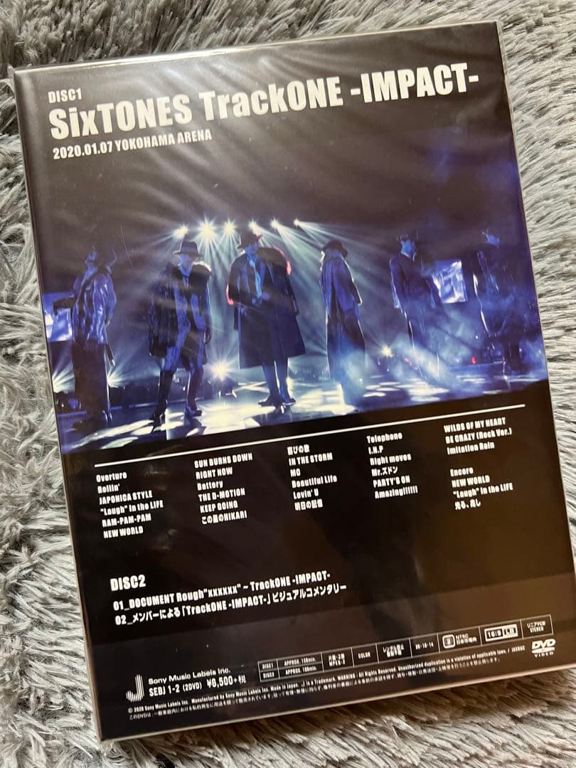 邦楽 SixTONES TrackONE -IMPACT- DVD