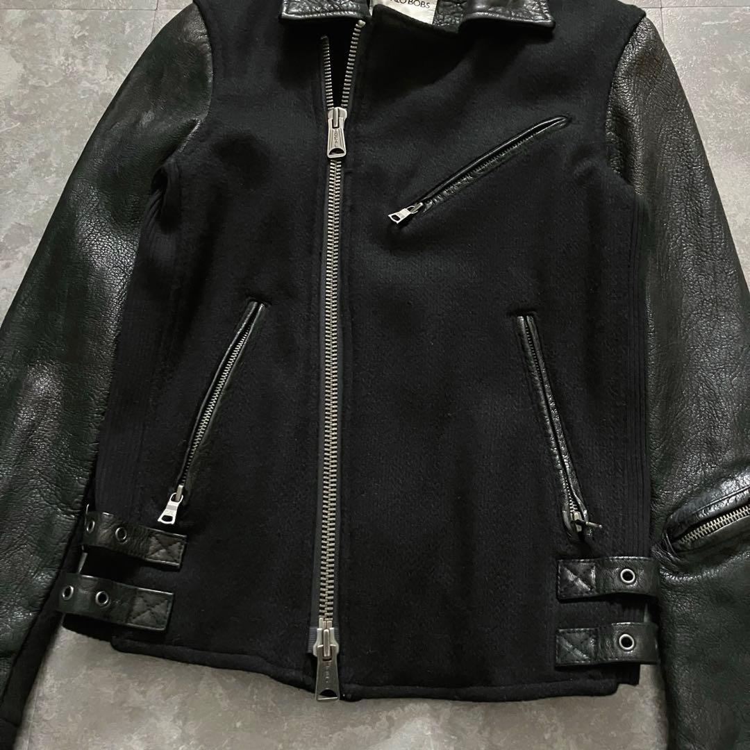ジャケット・アウター buffalo bobs gimmick leather jkt archive