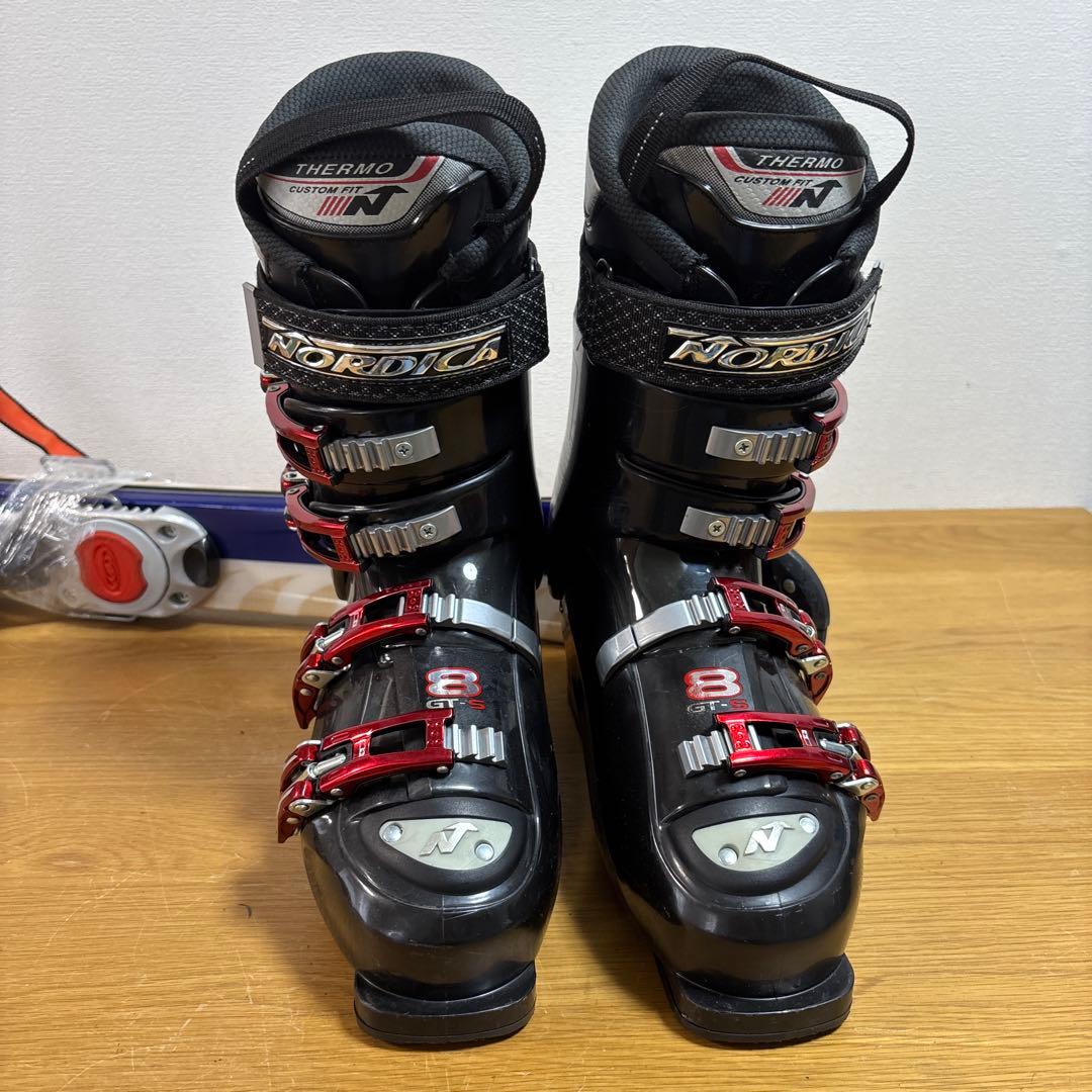 メンズショートスキーセット Salomon Nordica 26-26.5cm