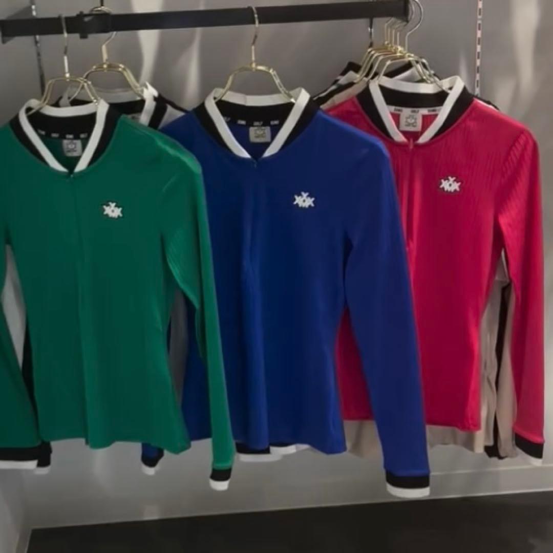 XEXYMIX GOLF レディース ハーフネックジップアップ