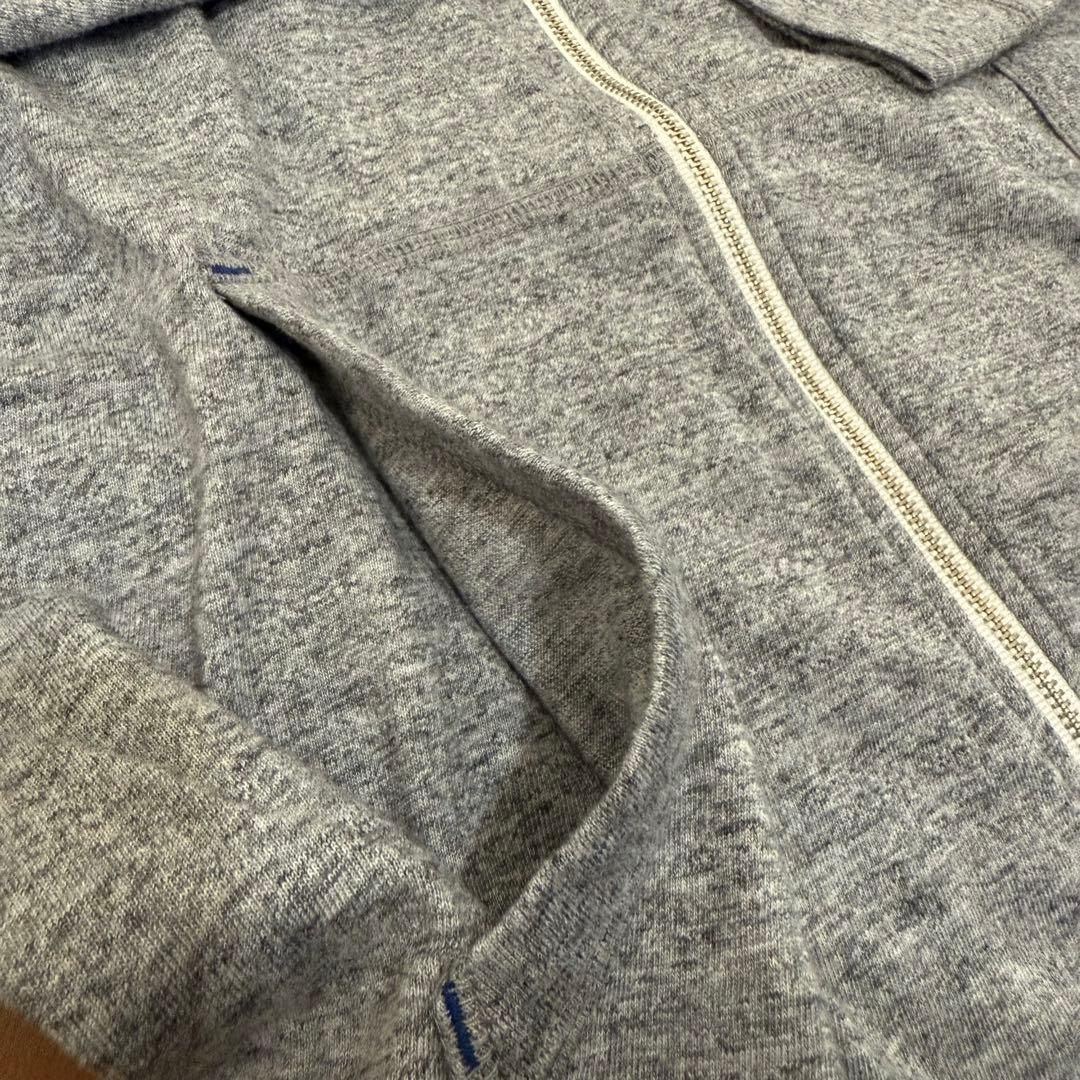 BURBERRY バーバリーブラックレーベル ジップパーカー グレー